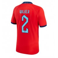 Maglie da calcio Inghilterra Kyle Walker #2 Seconda Maglia Mondiali 2022 Manica Corta